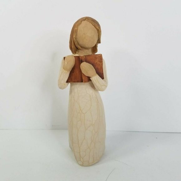 Willow Tree 2005 Love of Learning Susan Lordi 5.5" Brunette Female Figurine